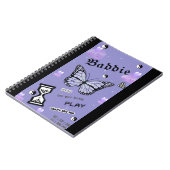 バディーパープルスクール ノートブック (左側)