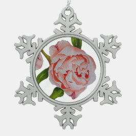 バディープオーニーオンペーター雪フレークオーナメント スノーフレークピューターオーナメント