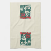 バディ付き朝食 キッチンタオル (縦)