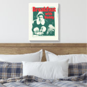 バディ付き朝食 キャンバスプリント (インサイチュ (寝室))