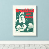 バディ付き朝食 キャンバスプリント (インサイチュ (ウッドフロア))