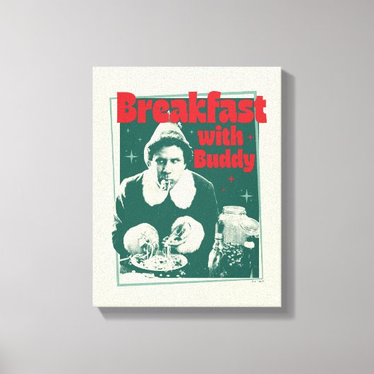 バディ付き朝食 キャンバスプリント (正面)