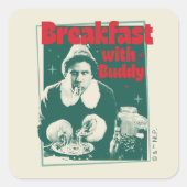 バディ付き朝食 スクエアシール (正面)