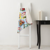 バディ小妖精や小人とサンタノースポールパターン シェルパブランケット (インサイチュ)