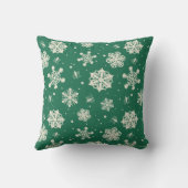 バディ小妖精や小人スノーフレーク・パターン クッション (裏面)