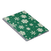 バディ小妖精や小人スノーフレーク・パターン ノートブック (右側)