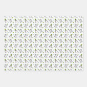 バディ小妖精や小人バラエティークリスマスラップ ラッピングペーパーシート (正面)