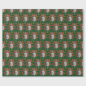 バディ小妖精や小人感情パターン ラッピングペーパー (フラット)