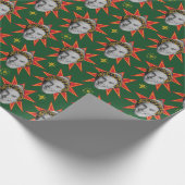 バディ小妖精や小人感情パターン ラッピングペーパー (角)