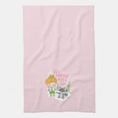 バディ小妖精や小人誰かハグが必要か？ キッチンタオル (縦)