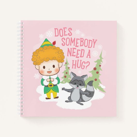 バディ小妖精や小人誰かハグが必要か？ ノートブック (正面)