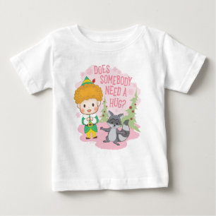 バディ小妖精や小人誰かハグが必要か？ ベビーTシャツ