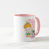 バディ小妖精や小人誰かハグが必要か? マグカップ (正面右)