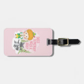 バディ小妖精や小人誰かハグが必要か？ ラゲッジタグ (正面横)