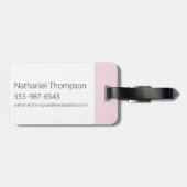 バディ小妖精や小人誰かハグが必要か？ ラゲッジタグ (裏面横)