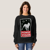 バディ最高のドッグピットブルタガドグ スウェットシャツ (正面フル)