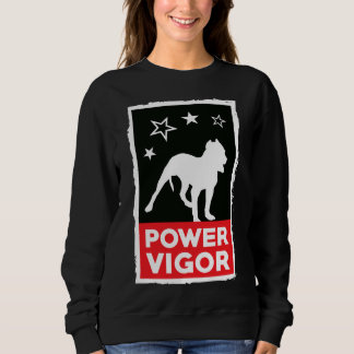 バディ最高のドッグピットブルタガドグ スウェットシャツ