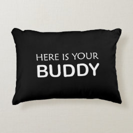 バディ装飾用クッション-はっきりしたミニマルデザイン アクセントクッション