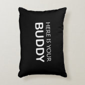 バディ装飾用クッション-はっきりしたミニマルデザイン アクセントクッション (正面(垂直))