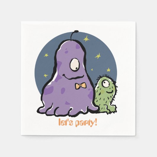 バディ スタンダードカクテルナプキン (正面)