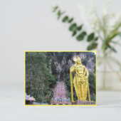 バトゥケイブ金ゴールド像 ポストカード (スタンド正面)