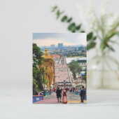 バトゥ洞窟から階段の裏にあるムルガン卿 ポストカード (スタンド正面)