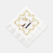 バトエレガントルおもしろい紙 縁ありランチョンナプキン (角)