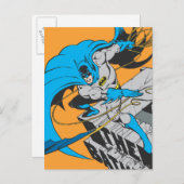 バトマンが屋上でバタラン投げ ポストカード (正面/裏面)