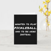 バトミントンしたかったのに  カード (黄色い花)