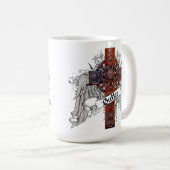 バトラータータンチェッククロス コーヒーマグカップ (正面右)