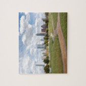 バトラー・パークからテキサス州・ダウンタウン・スカイラインのオースティン ジグソーパズル (縦)