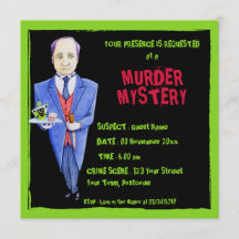 バトラー·ブラック·ミステリー·招待状