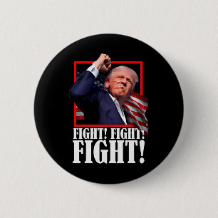 バトラー・ペンシルバニア・トランプとの戦い今日トランプ 缶バッジ