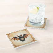 バトリング&ザ・秋の空気 ガラスコースター (アングル)