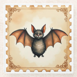 バトリング&ザ・秋の空気 ガラスコースター