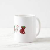 バトルおもしろいプランクリスマスホームキッズハンドドーンアル コーヒーマグカップ (正面右)