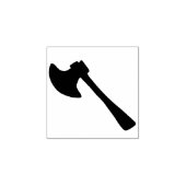 バトルアックスシルエットアートスタンプ ラバースタンプ (インプリント)