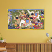 バトルアットランカラマヤナウダイプールインディアサイブディン キャンバスプリント (インサイチュ (リビング))