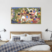 バトルアットランカラマヤナウダイプールインディアサイブディン キャンバスプリント (インサイチュ (寝室))