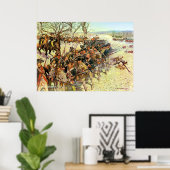 バトルオブギョードコートハウスバイシャルルマクバロン ポスター (ホームオフィス)