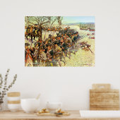 バトルオブギョードコートハウスバイシャルルマクバロン ポスター (キッチン)