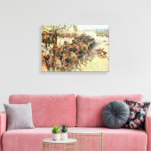 バトルオブギルフォードコートハウスアメリカ革命 キャンバスプリント (インサイチュ (リビング))