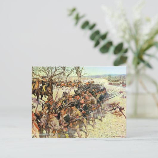 バトルオブギルフォードコートハウスアメリカ革命 ポストカード (スタンド正面)