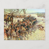 バトルオブギルフォードコートハウスアメリカ革命 ポストカード (正面)