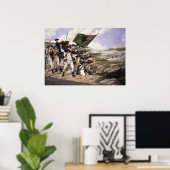 バトルオブロングアイランドキャンバスアートプリント ポスター (ホームオフィス)