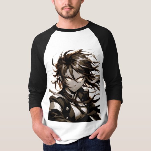 "バトルオーラ解放" Tシャツ (正面)