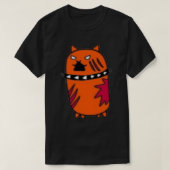 バトルキャットの猫の傷跡 Tシャツ (デザイン正面)