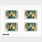 バトルクリークアイダホカラーズ 長方形シール (シート)