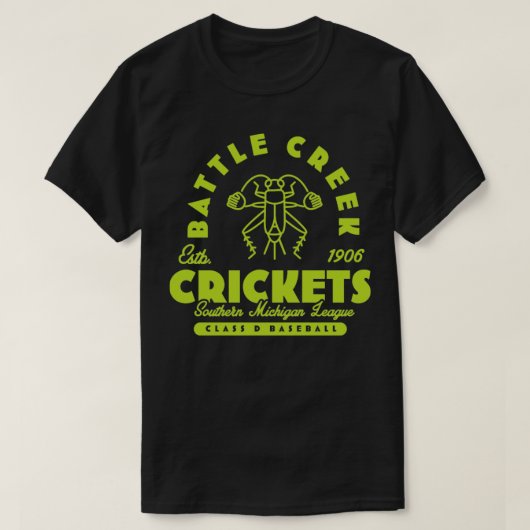 バトルクリーククリケット Tシャツ (デザイン正面)