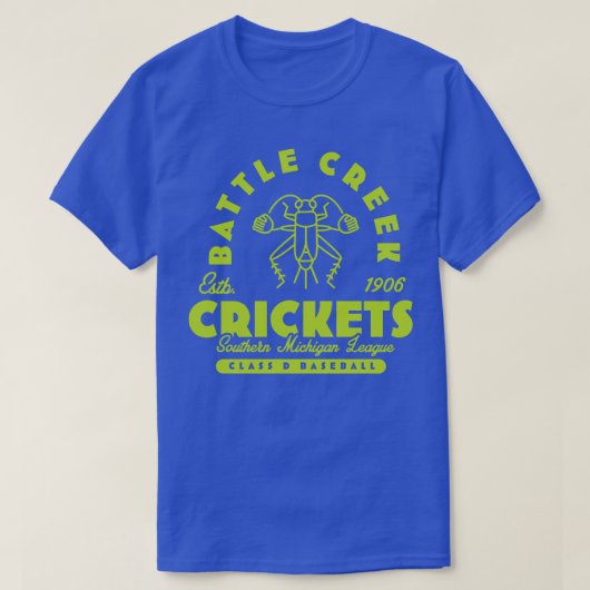 バトルクリーククリケット Tシャツ (デザイン正面)